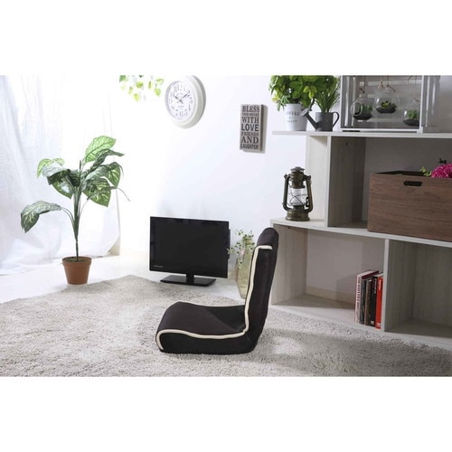 座椅子 1人掛け 折りたたみ 幅40cm ブラウン