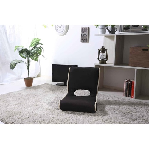 座椅子 1人掛け 折りたたみ 幅40cm ブラウン