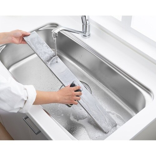 コンロ奥ラック 排気口カバー付き