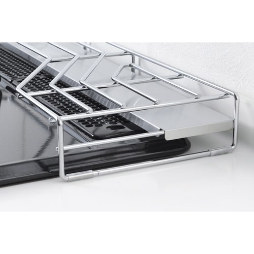 コンロ奥ラック 排気口カバー付き