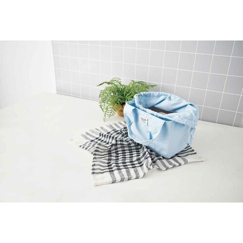 ランチバッグ 保冷 巾着 ライトブルー