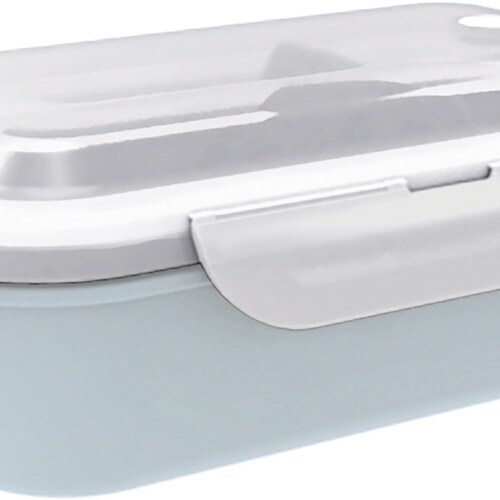 お弁当箱 1段 500ml ライトブルー