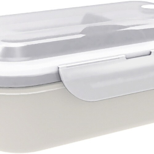 お弁当箱 1段 500ml ホワイト