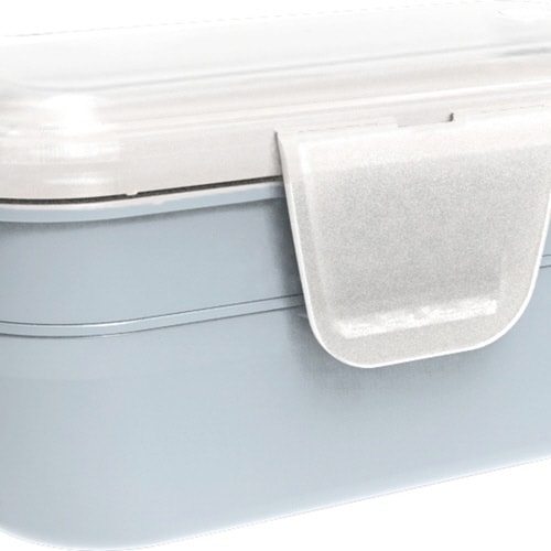 お弁当箱 2段 600ml ライトブルー