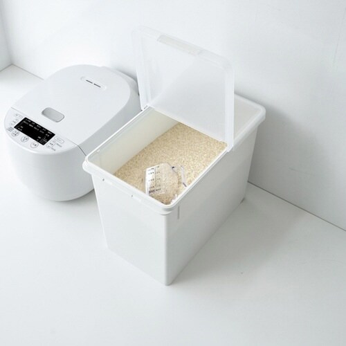 米びつ 12kg S密閉米びつ ホワイト