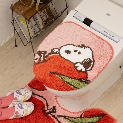 蓋カバー スヌーピー フレッシュフルーツ レッド