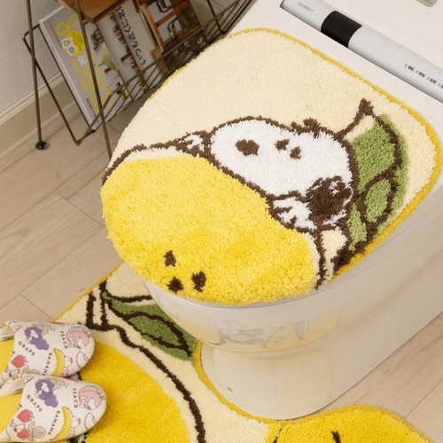 蓋カバー スヌーピー フレッシュフルーツ イエロー