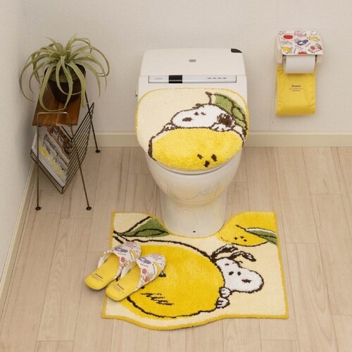 トイレマット スヌーピー イエロー