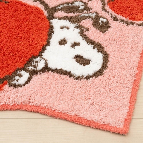 トイレマット スヌーピー レッド