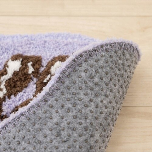 アクセントマット 洗面マット スヌーピー パープル