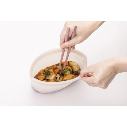 保存袋 1000ml ベージュグレー