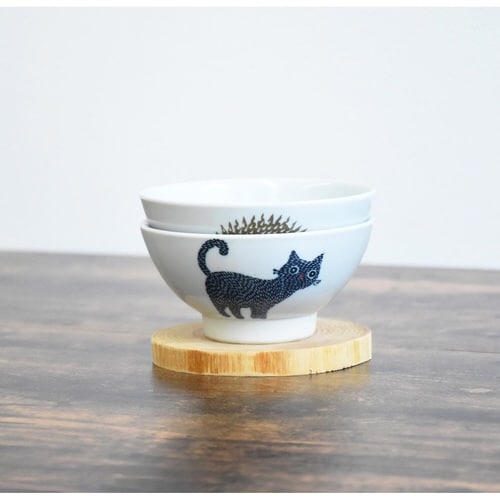 茶碗 Nordic Animals 飯碗 ネコ