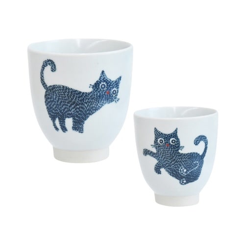 湯呑み Nordic Animals コップ ネコ