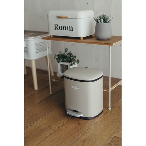 ゴミ箱 5L 2分別 セパレ・ペダルビン ベージュ