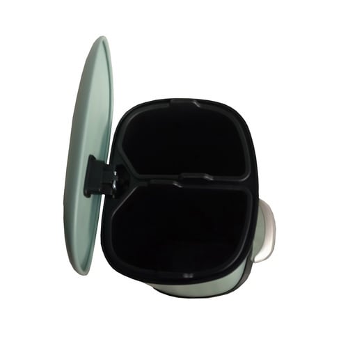 ゴミ箱 5L 2分別 セパレ・ペダルビン グリーン