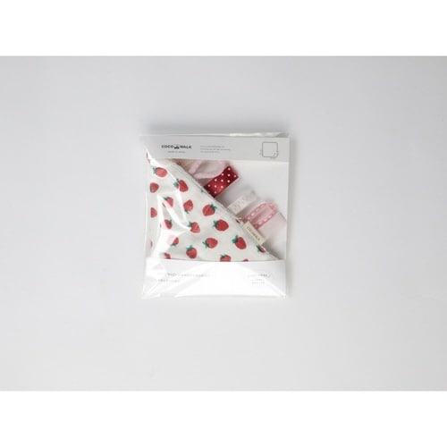 ベビー ハンカチ ニギニギハンカチ イチゴ