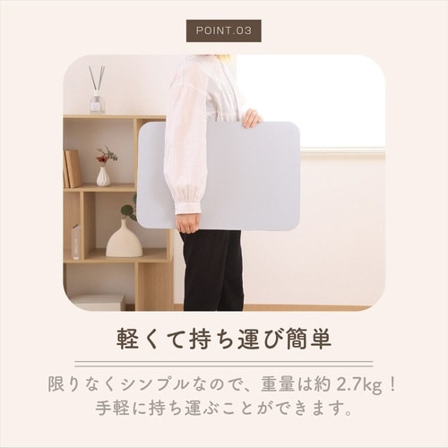 ローテーブル 折りたたみ 幅60cm グレー