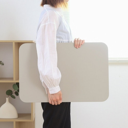 ローテーブル 折りたたみ 幅60cm グレージュ