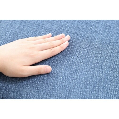 折りたたみ椅子 座面高60cm ブルー