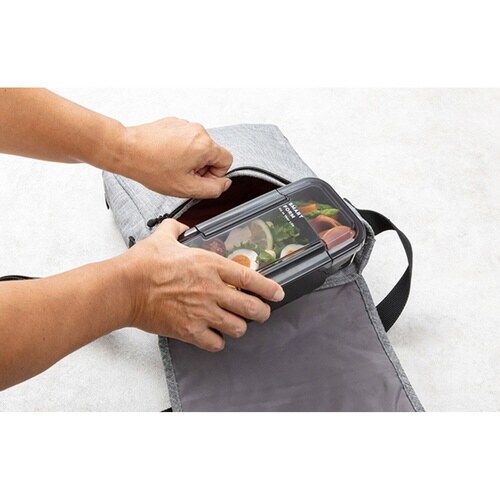 弁当箱 800ml 1段 ダークグレー