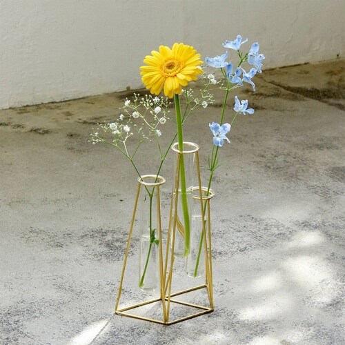 花瓶 インブルーム 3連フラワーベース