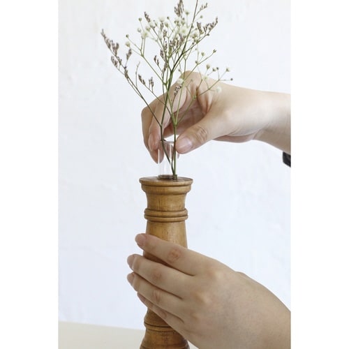 花瓶 ナインマーケ パイン 一輪挿し L