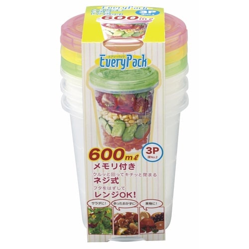 保存容器 600ml エブリーパック NO.2