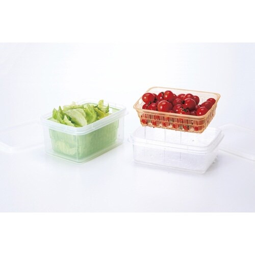 保存容器 1.38L ザル付きDパック