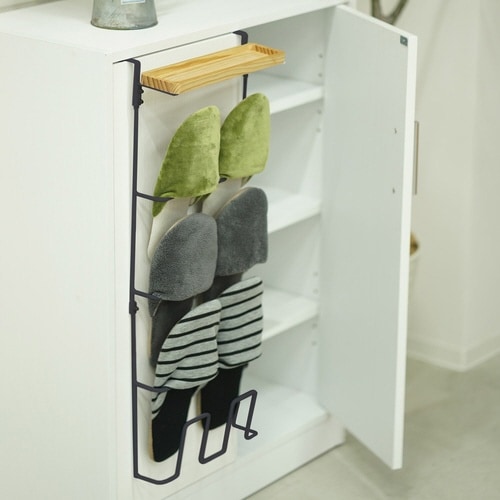 スリッパラック グルヴィ ブラック