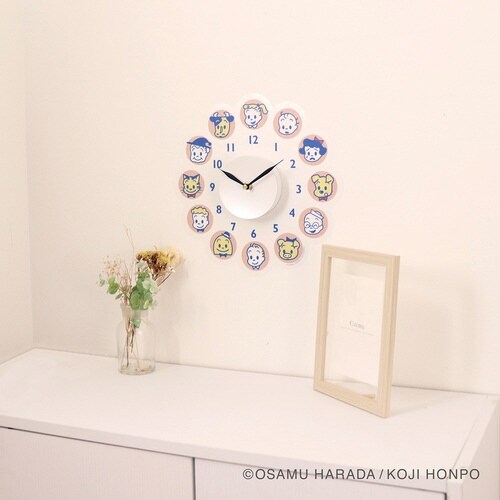 掛け時計 OSAMU GOODS ピンク