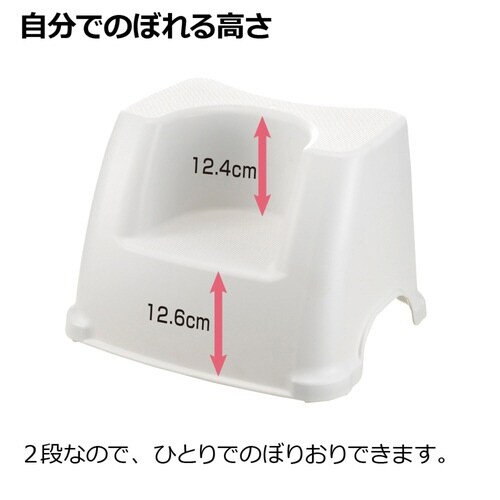 踏み台 トイレ用 トイレサポート ステップ 2段
