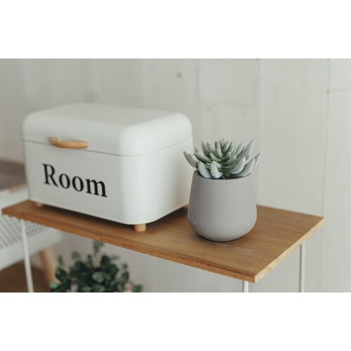 植木鉢 モノクローム エッグポット M グレー