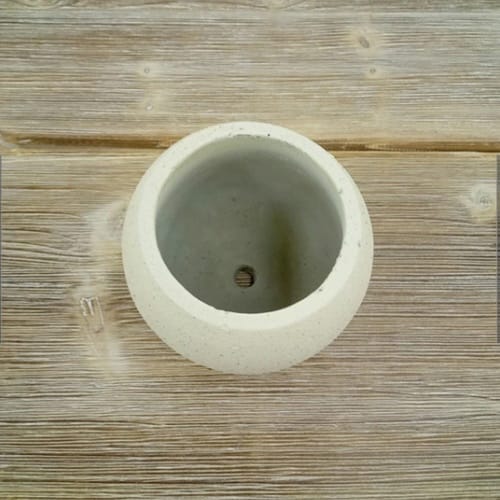 植木鉢 モノクローム ポールポット S ホワイト