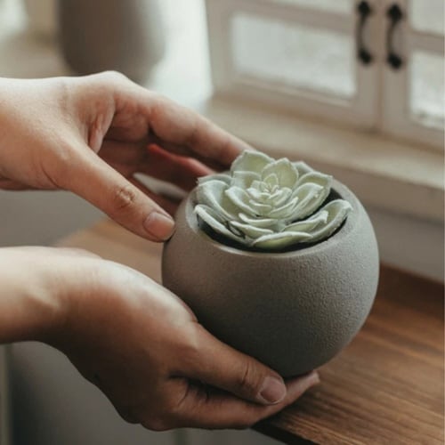 植木鉢 モノクローム ポールポット S グレー