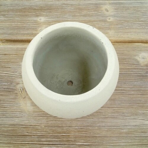 植木鉢 モノクローム ポールポット M ホワイト