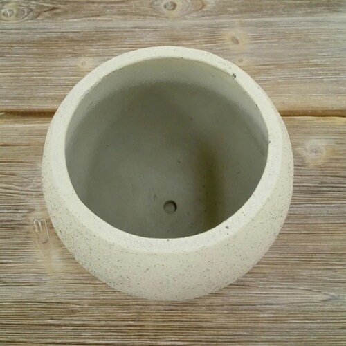 植木鉢 モノクローム ポールポット L ホワイト