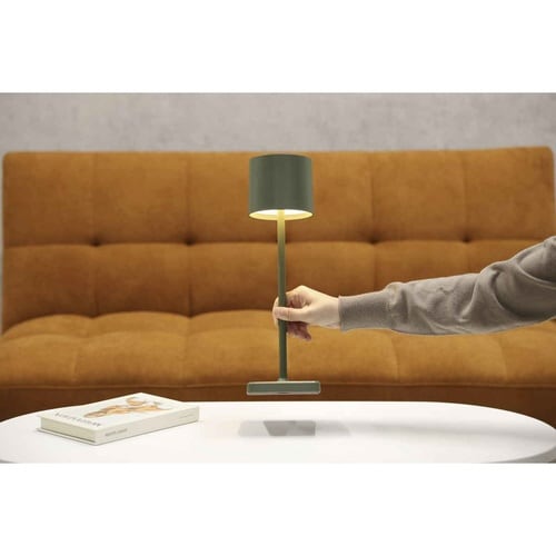 テーブルランプ LED 無段階調光 グリーン