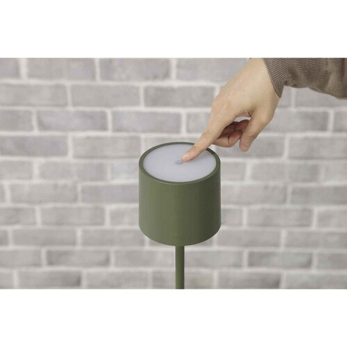 テーブルランプ LED 無段階調光 グリーン