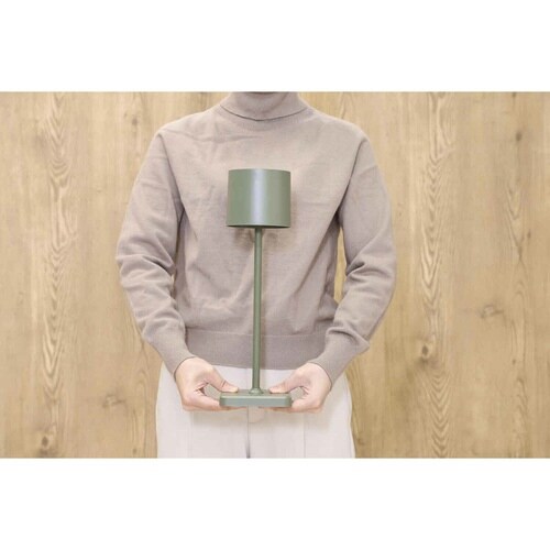 テーブルランプ LED 無段階調光 グリーン