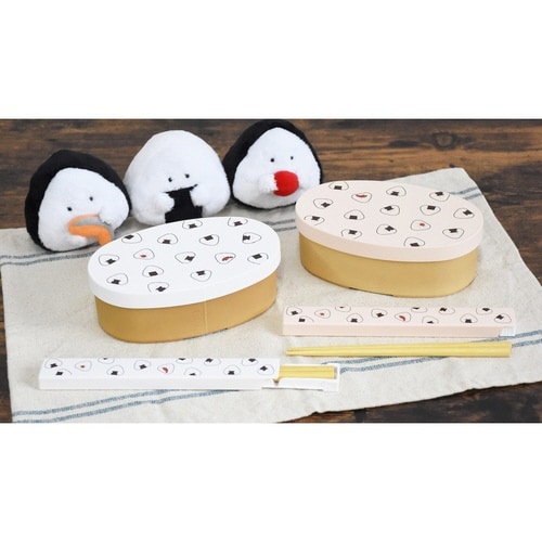 弁当箱 475ml ぎゅっとおにぎりさん ピンク