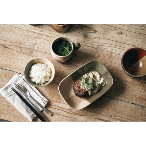 マグカップ 400ml トーンオントーン グレー