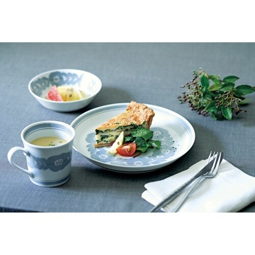 マグカップ 320ml ブロッサム 磁器 グレー