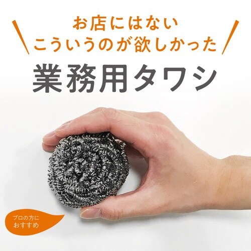 たわし 業務用 ステンレスタワシ 25g 10個組