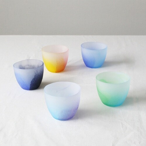 グラス 170ml 空のいろどりミスト 朝焼け