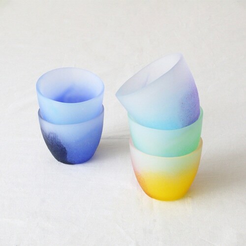 グラス 170ml 空のいろどりミスト 蒼天