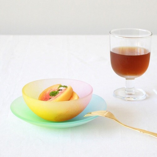 皿 空のいろどりミスト 取皿 蒼天