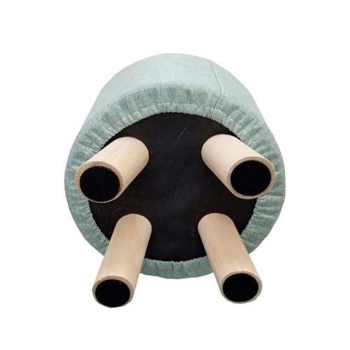 スツール ミニ 円型 座面高28cm グリーン