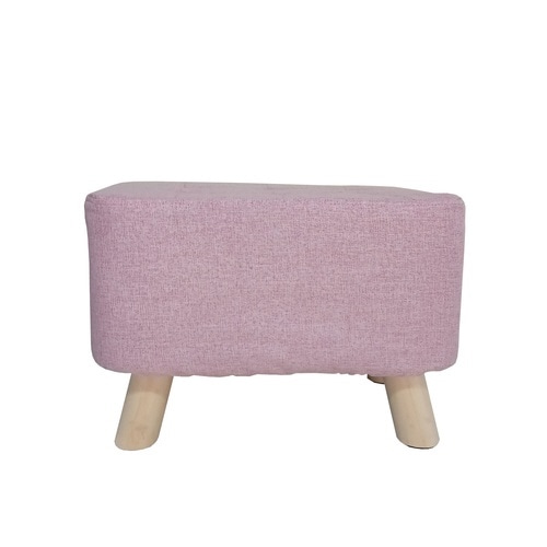 スツール ミニ 長方形 座面高28cm ピンク