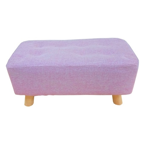 スツール ミニ ロング 長方形 ピンク