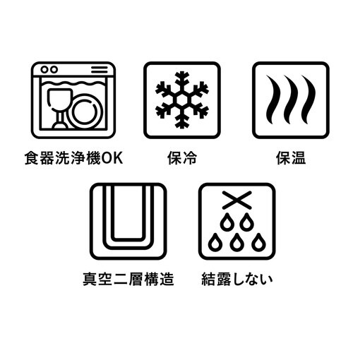 水筒 400ml holms ダークグレー